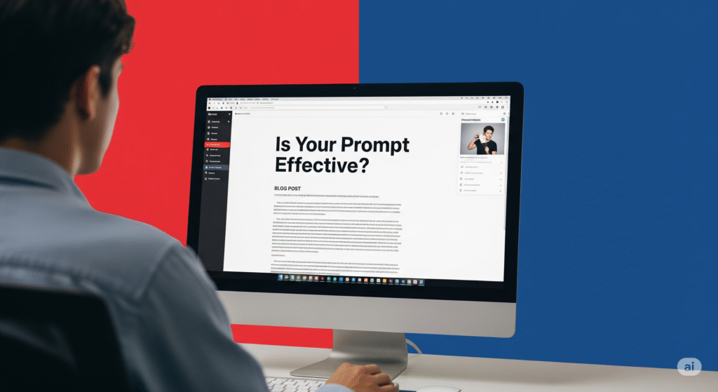writing a blog post with AI Effective prompt