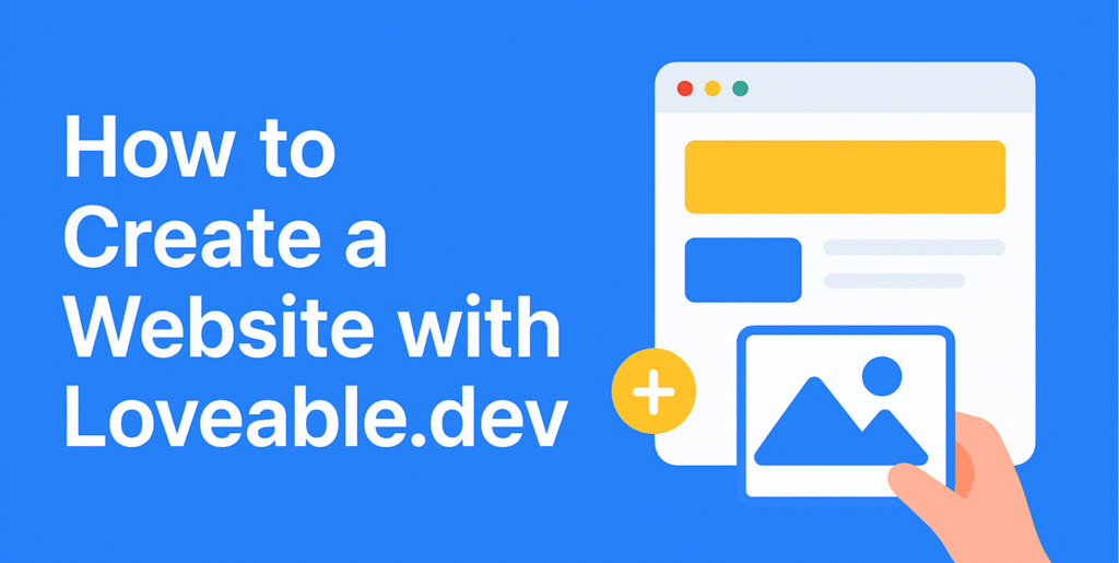 how to create a website with lovable.dev AI